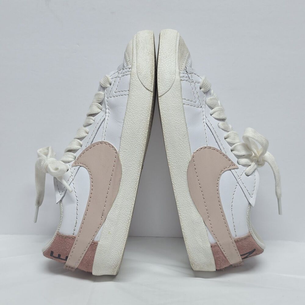 Nike Blazer Low '77 Jumbo Women's Size 9 Sneakers White Pink Retro Style - Picture 6 of 9